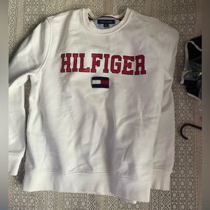 Red and white Tommy Hilifiger Crew neck